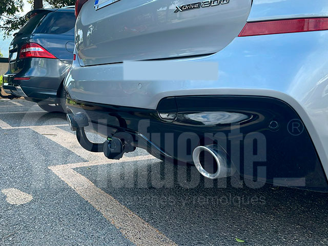avec rotule fixe col de cygne&nbsp;Attelage voiture EE0385B pour BMW X3 SUV 2018