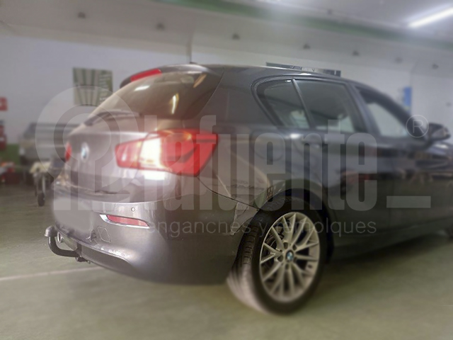 avec rotule fixe col de cygne Attelage voiture EE0404C pour BMW Série 1 5 Portes 2016