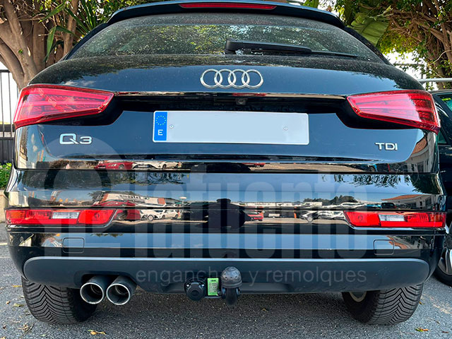 avec rotule fixe col de cygne&nbsp;Attelage voiture EE0407 pour AUDI Q3 Type 8U 2018