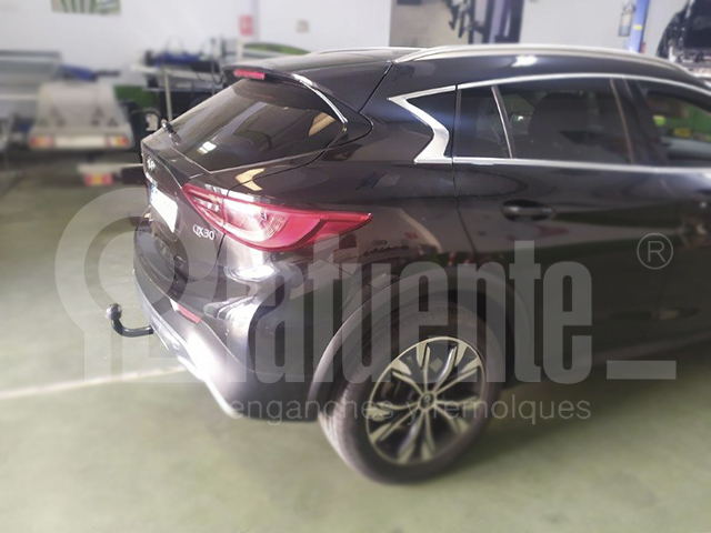 avec rotule fixe col de cygne Attelage voiture EE0415G pour INFINITY QX30 SUV 2019