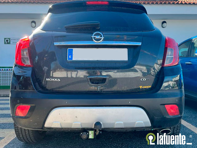 avec rotule fixe col de cygne Attelage voiture EE0436 pour OPEL Mokka I 2016