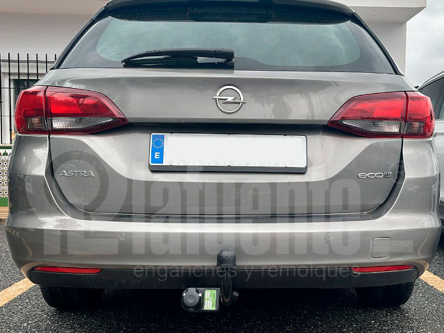 avec rotule fixe col de cygne&nbsp;Attelage voiture EE0492 pour OPEL Astra Break 2019