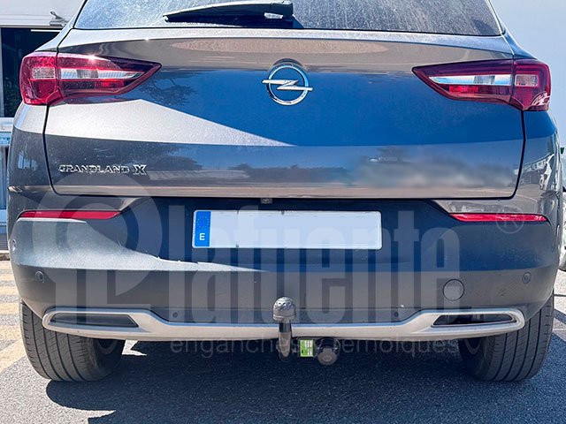 avec rotule fixe col de cygne&nbsp;Attelage voiture EE0530 pour OPEL Grandland / Grandland X SUV 2019