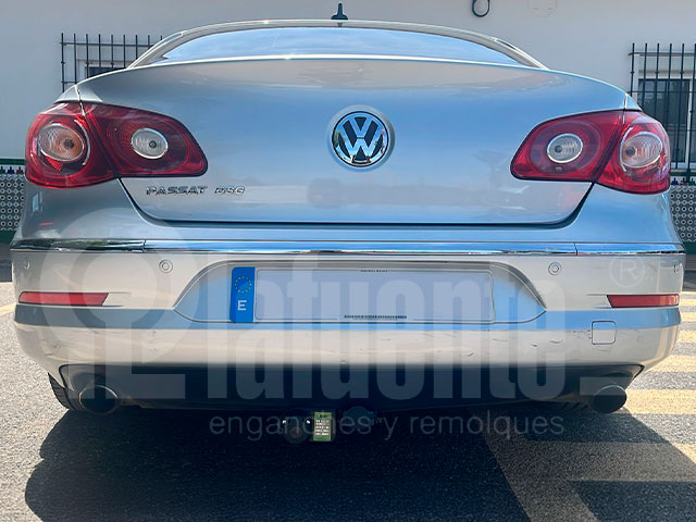 Horizontal Abnehmbare&nbsp;Anhängerkupplung EE1246 für VOLKSWAGEN Passat CC (Typ 3CC) 2008