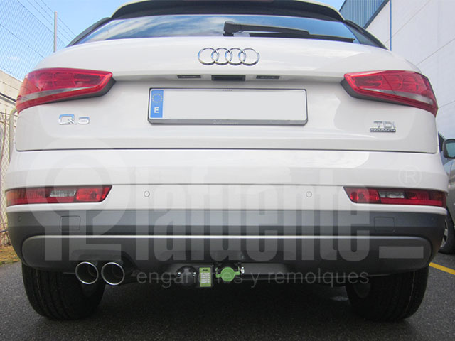 avec rotule démontable sans outils horizontal (RDSOH)&nbsp;Attelage voiture EE1407 pour AUDI Q3 Type 8U 2015