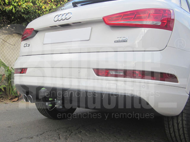 avec rotule démontable sans outils horizontal (RDSOH)&nbsp;Attelage voiture EE1407 pour AUDI Q3 Type 8U 2015