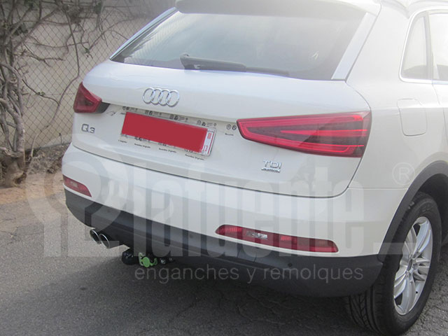 avec rotule démontable sans outils horizontal (RDSOH)&nbsp;Attelage voiture EE1407 pour AUDI Q3 Type 8U 2015