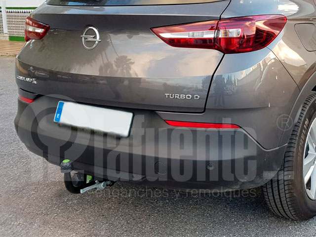 avec rotule démontable sans outils horizontal (RDSOH)&nbsp;Attelage voiture EE1530 pour OPEL Grandland / Grandland X SUV 2019