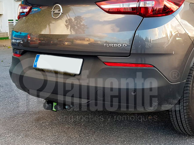 avec rotule démontable sans outils horizontal (RDSOH)&nbsp;Attelage voiture EE1530 pour OPEL Grandland / Grandland X SUV 2019